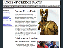 Tablet Screenshot of ancient-greece-facts.com